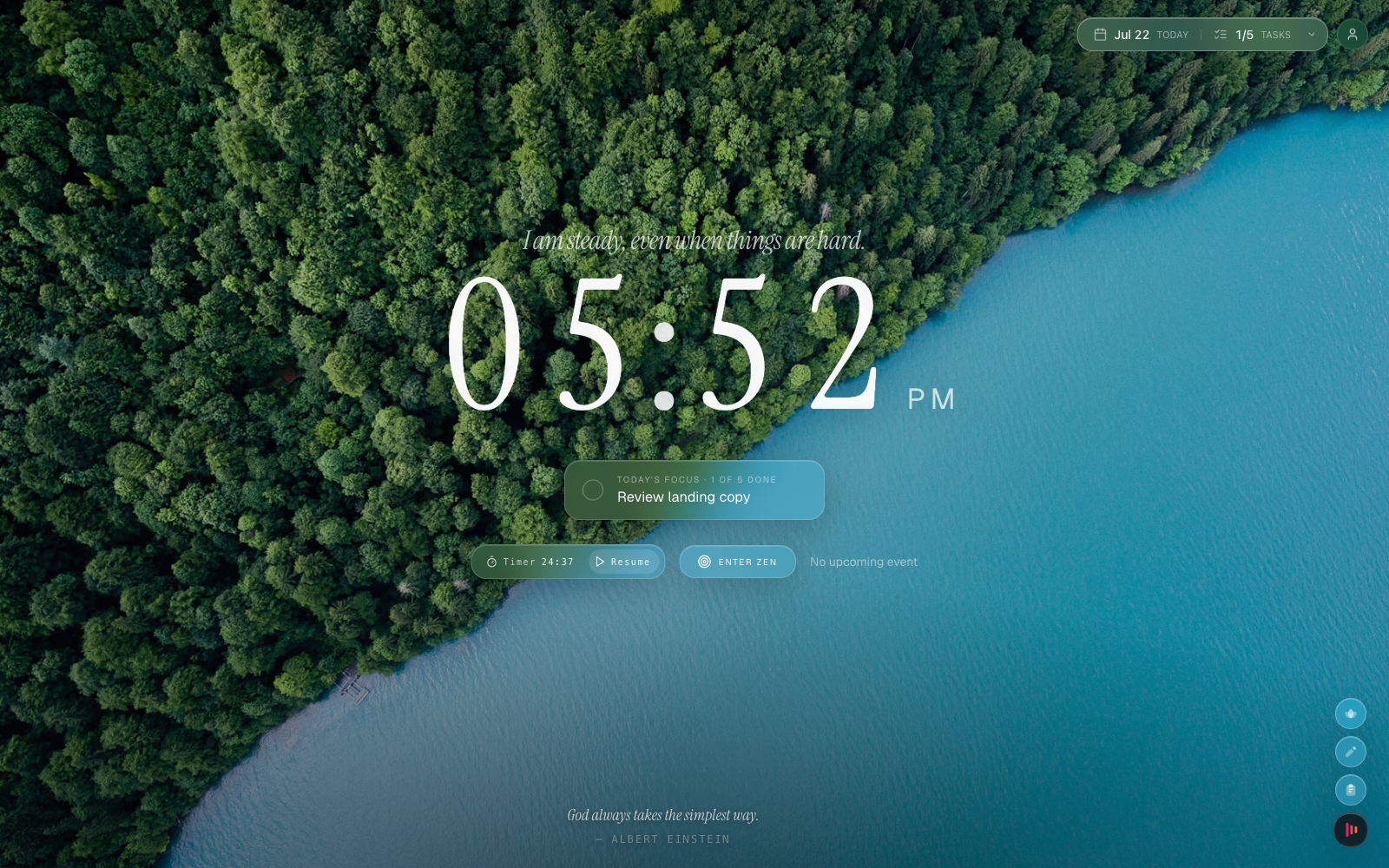 Meelio Web dashboard